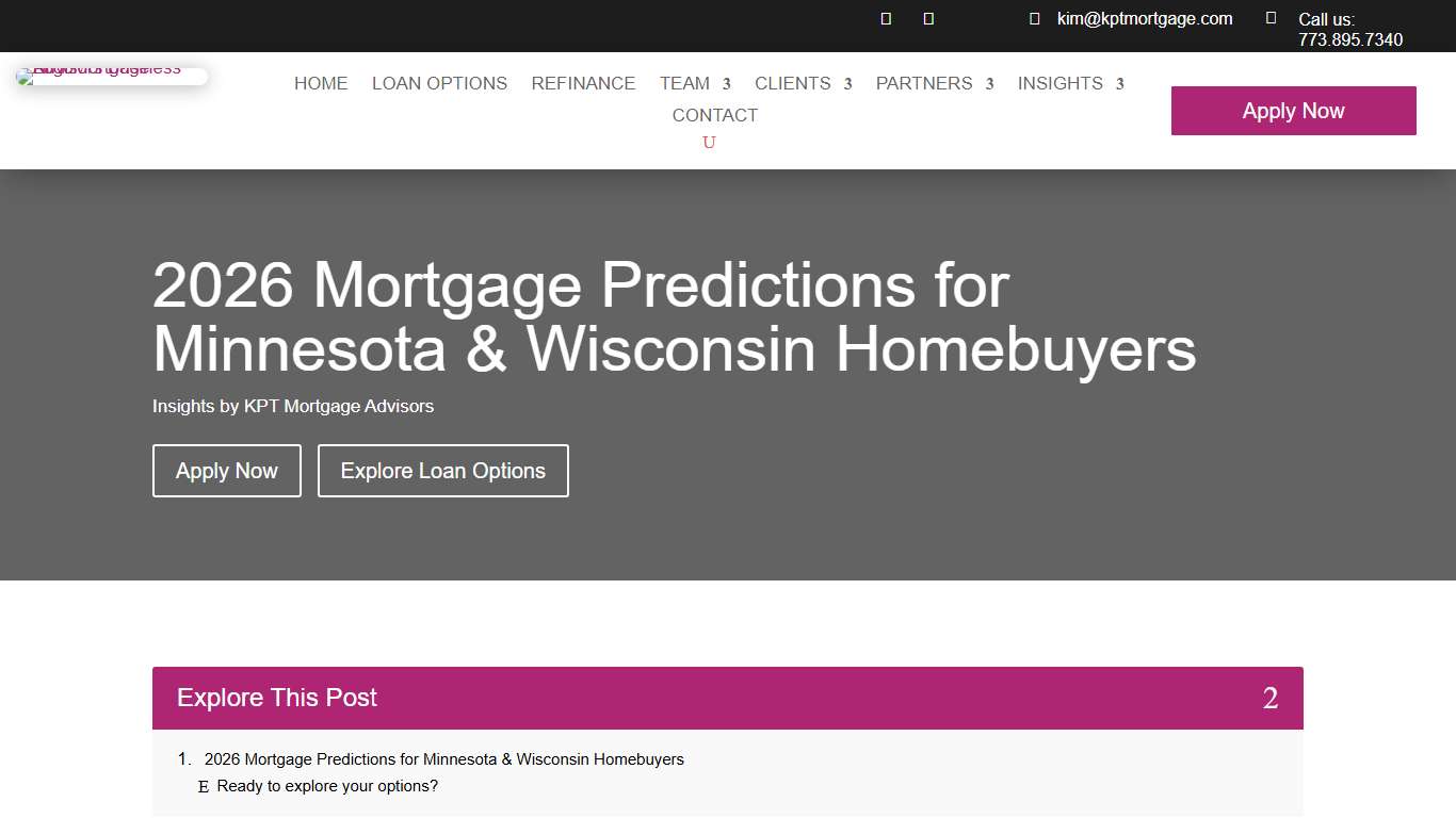 2026 Mortgage Predictions for Minnesota & Wisconsin Homebuyers - KPT Mortgage Advisors